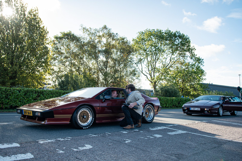 Lotus Esprit with Simon Freebrey at Hethel Reunion 2025
