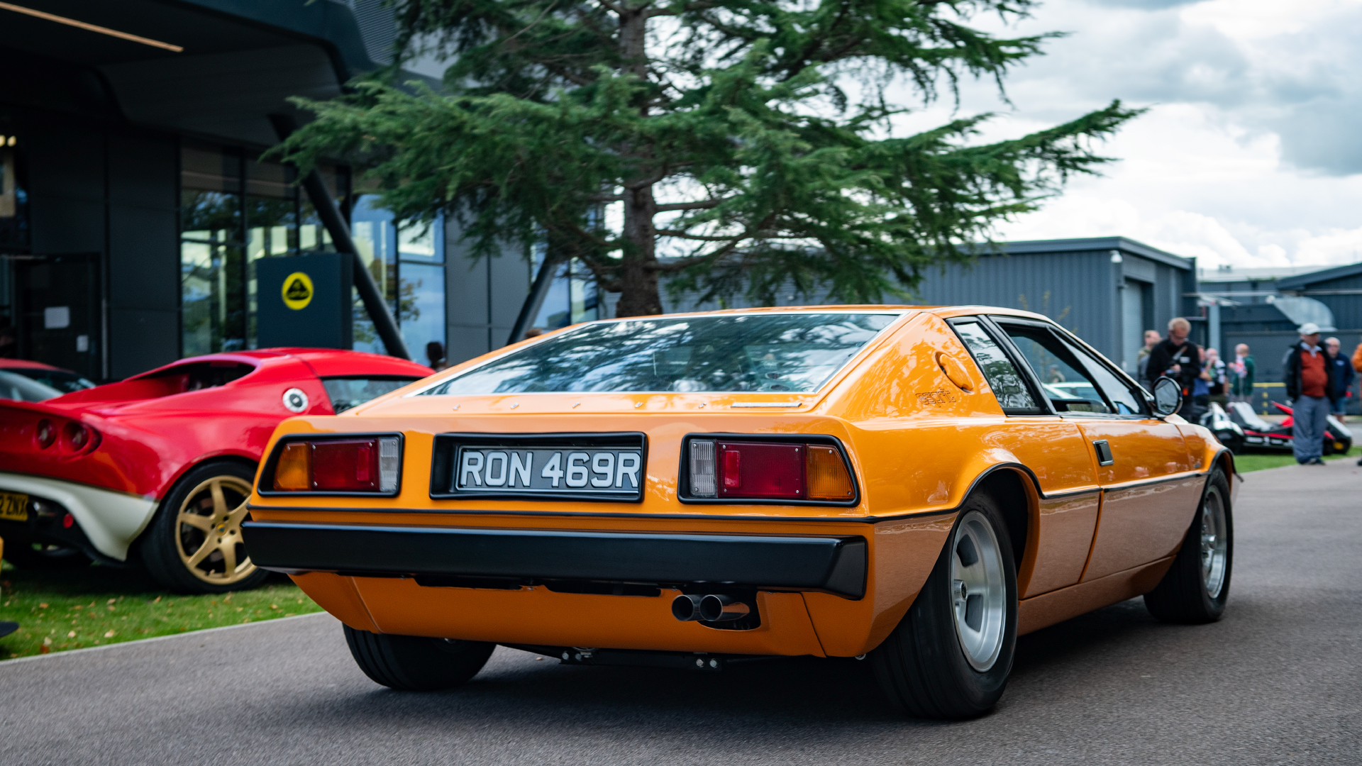 Tony's orange S1 Lotus Esprit at Hethel Reunion 2025